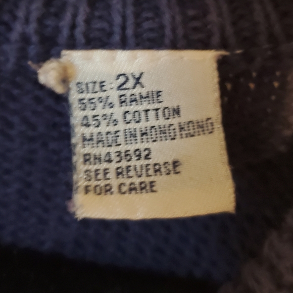 Men's vintage heavy weight sweater size 2x - Picture 4 of 5